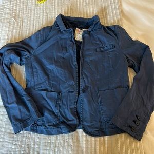 Cartonnier Anthropology Single Button Navy Blazer